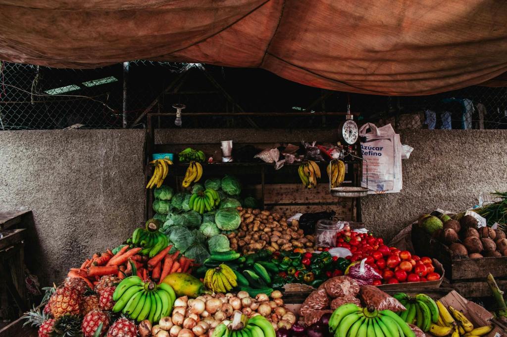 Local fruit store front